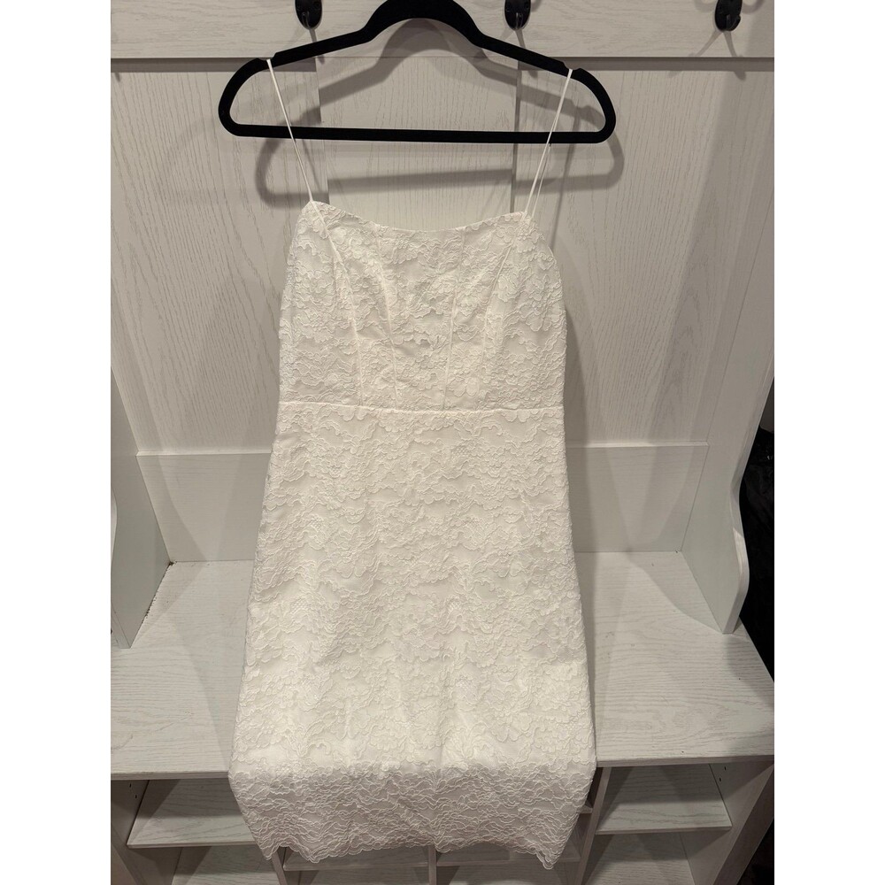 Express white lace dress size 10 bridal bride NEW NWT